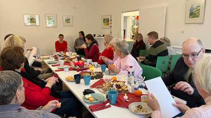 Publikum bei der Weihnachtslesung