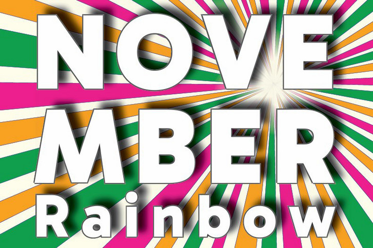 November Rainbow Grafik November Rainbow Grafik