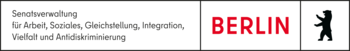 Logo der Senatsverwaltung für Arbeit, Soziales, Gleichstellung, Integration, Vielfalt und Antidiskriminierung