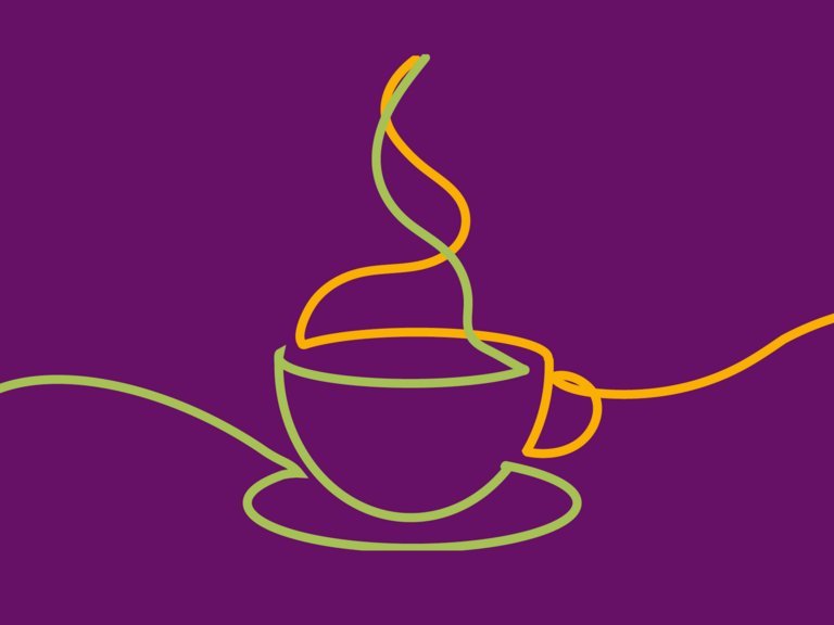 Grafik einer Kaffeetasse